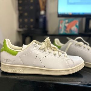 NEW WITH TAGS Adidas Stan Smith x Kermit the Frog Men’s Low Top Size 10